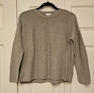 J. Jill Classic Gray Crewneck